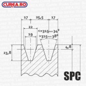 SPC (22-er) Scheiben für Spannbuchsen 1