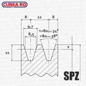 SPZ (10-es) előfúrt tárcsa 1